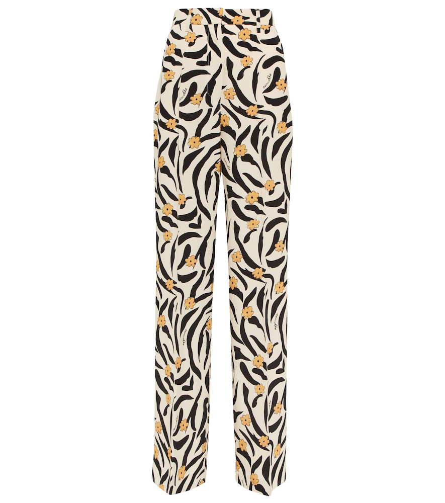 Nanushka High-Rise Straight-Fit-Hose Lanai