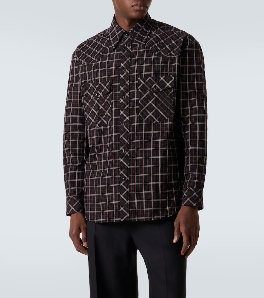 Checked cotton shirt