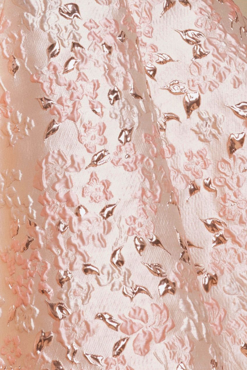 Jacquard Sleeveless A line Mini Dress