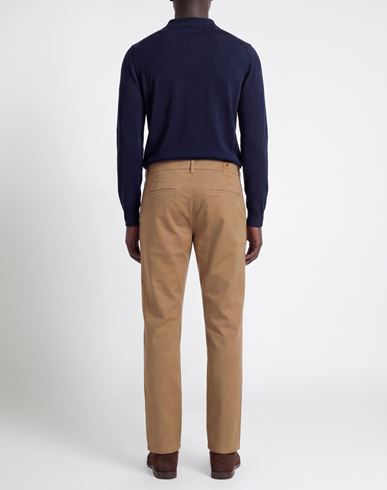 Man Pants Light brown Size 32 Cotton, Elastane
