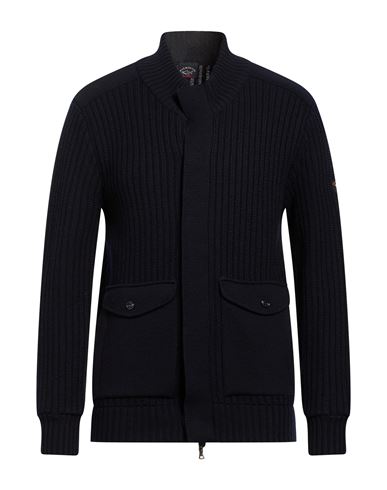 Man Cardigan Midnight blue Size L Virgin Wool