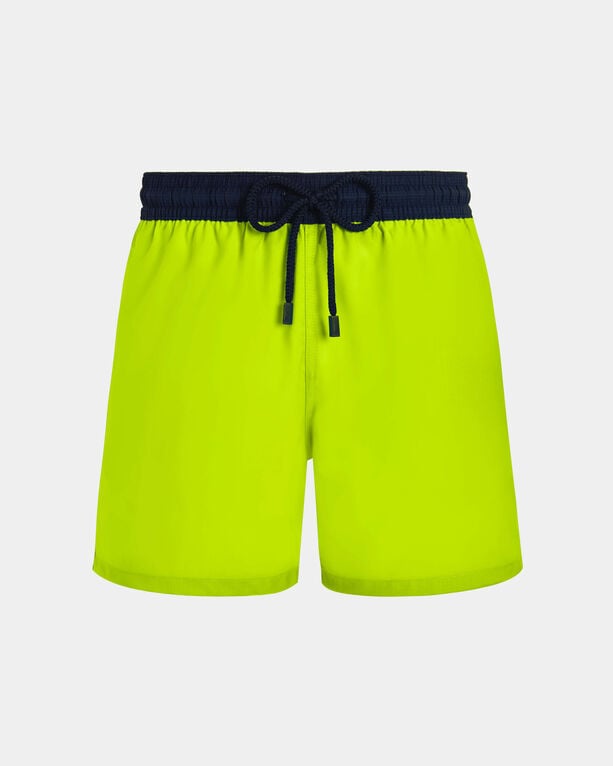 Men Ultrafine Wool Swim Shorts Super 120s - Mdb - Magnus - Green