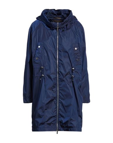 Moorer Woman Overcoat & Trench Coat Blue Size 4 Polyamide