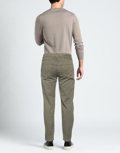 Roÿ Roger's Man Pants Military green Size 38 Cotton, Lyocell, Elastane