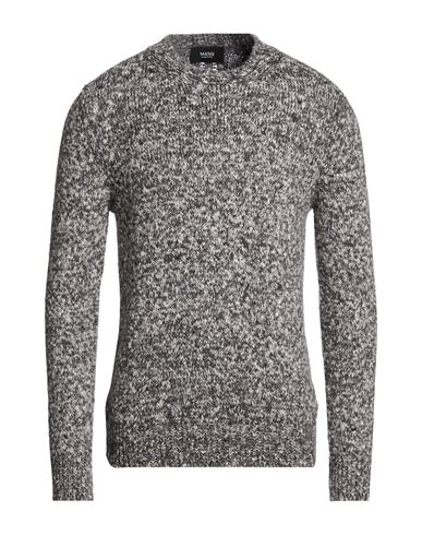 Man Sweater Grey Size 36 Alpaca wool, Polyamide, Cotton, Polyester