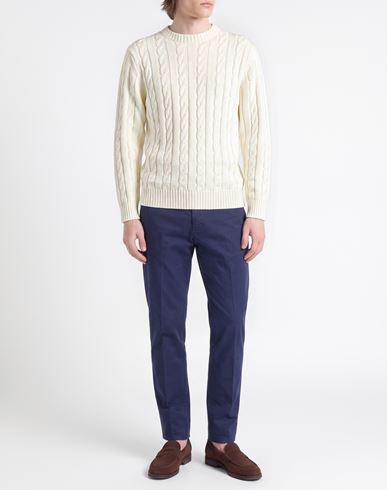 Man Sweater Ivory Size XL Wool, Acrylic