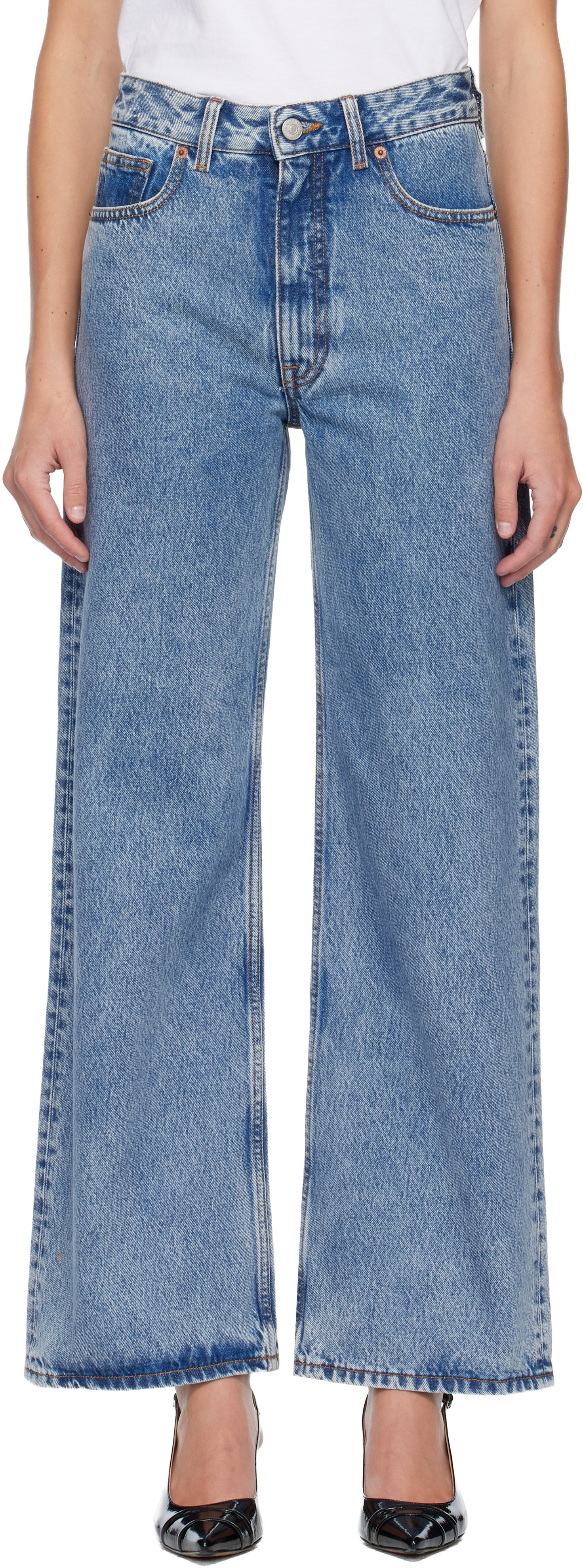 Blue 5 Pockets Jeans