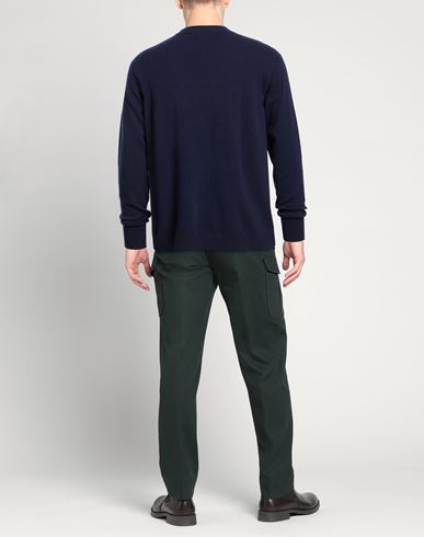 Man Sweater Navy Size M Cashmere, Polyamide, Elastane