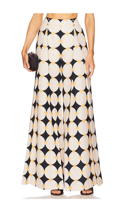 Papa Don't Preach HOSE BLACK CIRCLE in Cream. Größe XS. Also in
