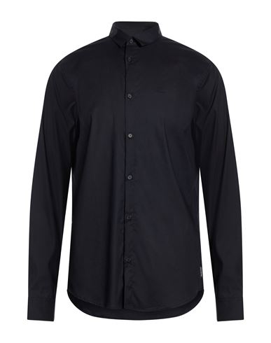 Man Shirt Midnight blue Size M Lyocell, Polyamide, Elastane