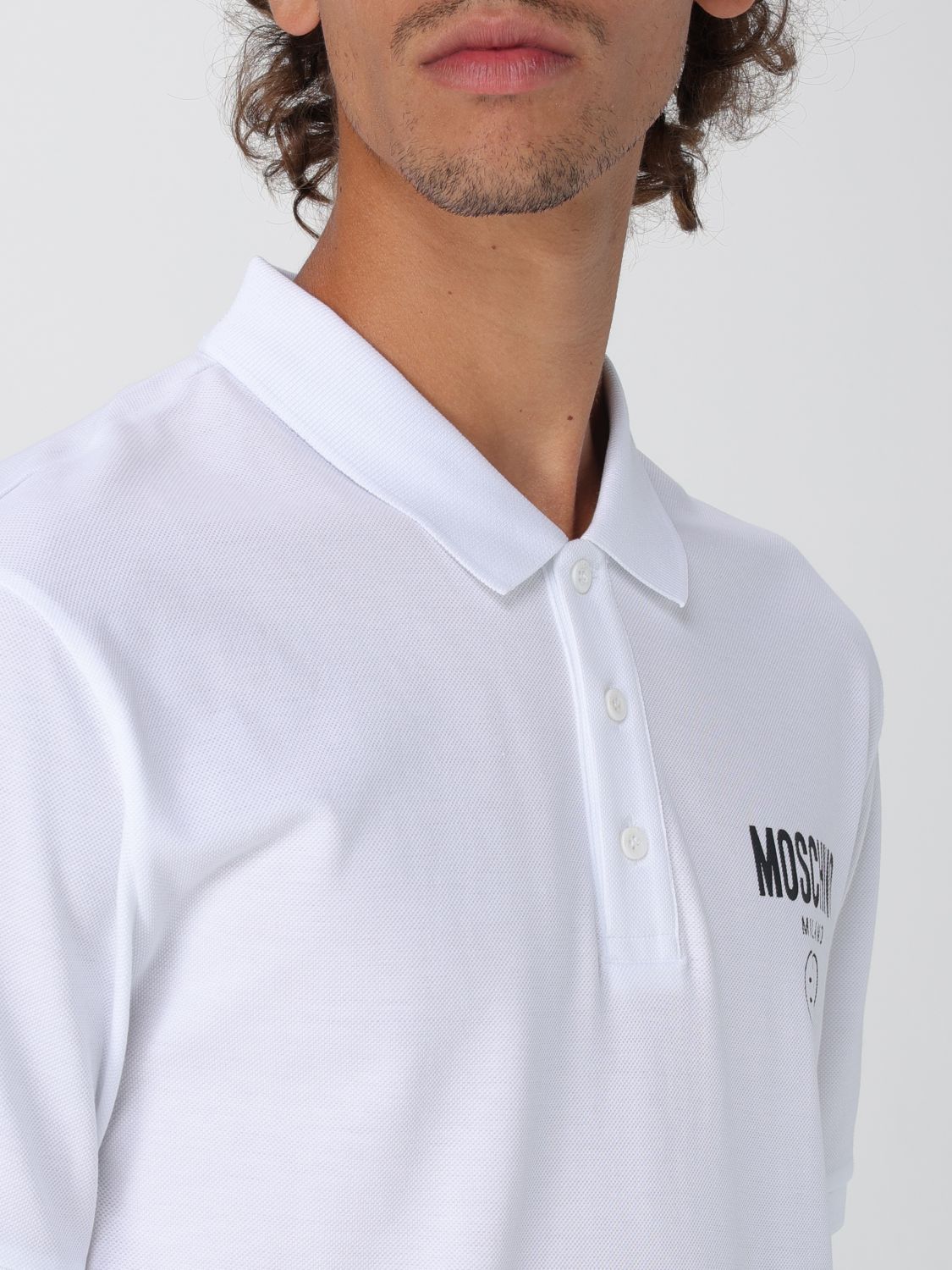 Polo Shirt Men color White