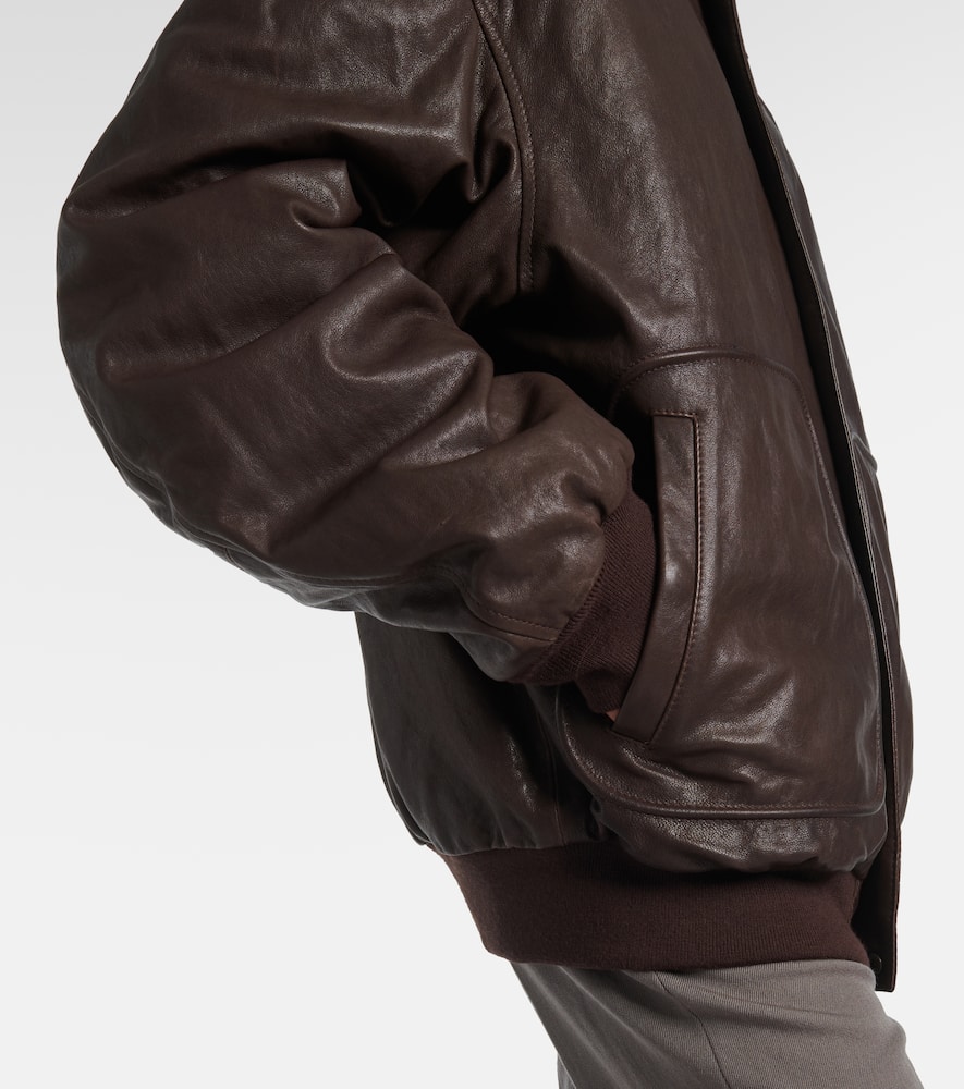 Johnson leather bomber jacket