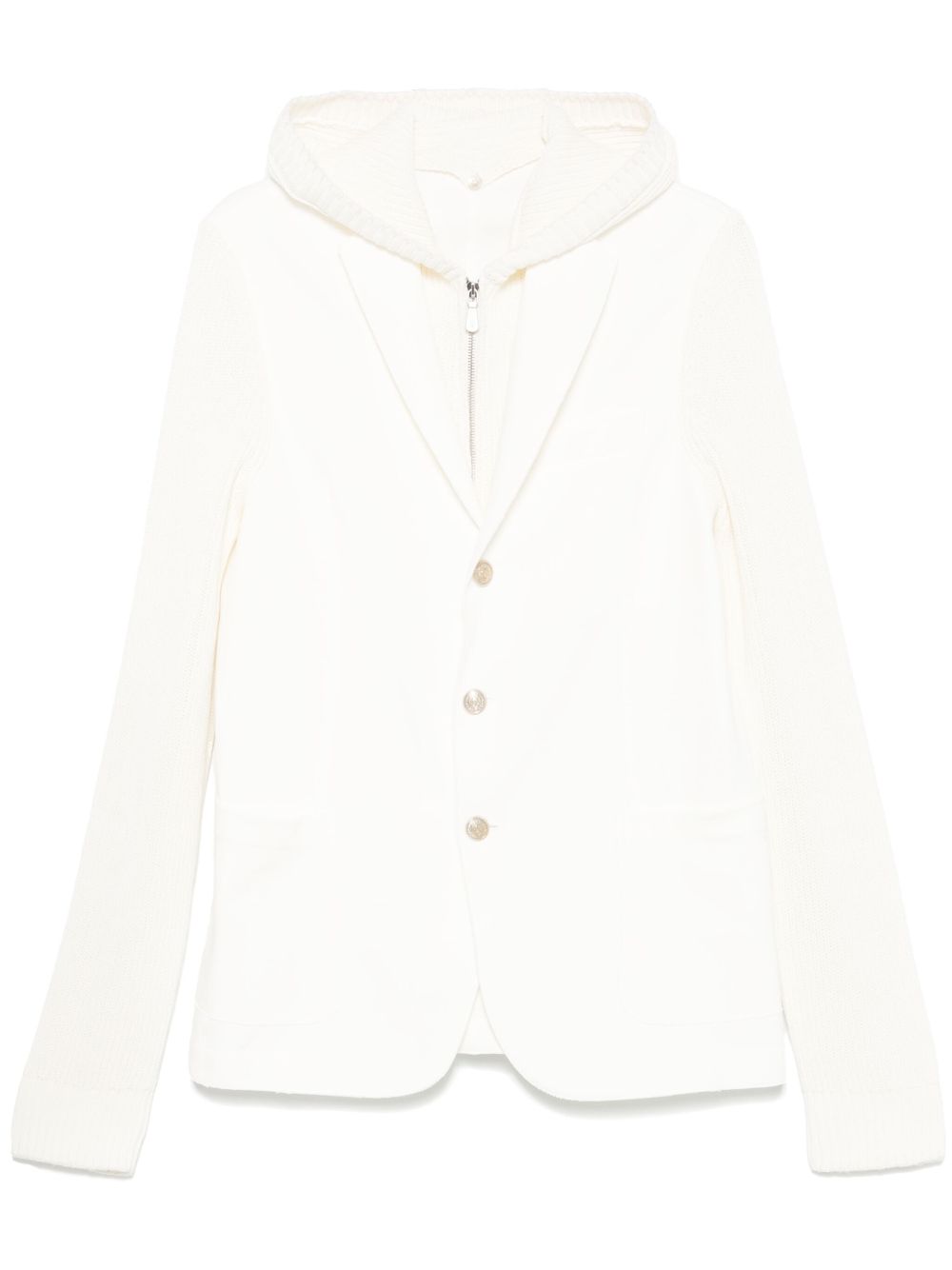 Panelled jacket - White