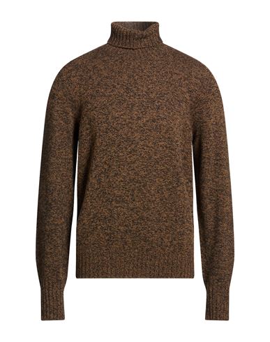 Man Turtleneck Camel Size 36 Lambswool