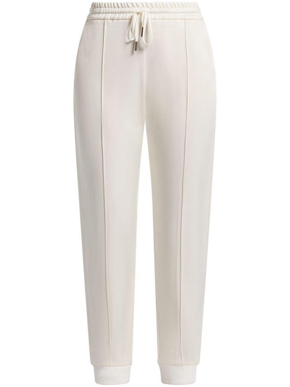 Drawstring track pants - White