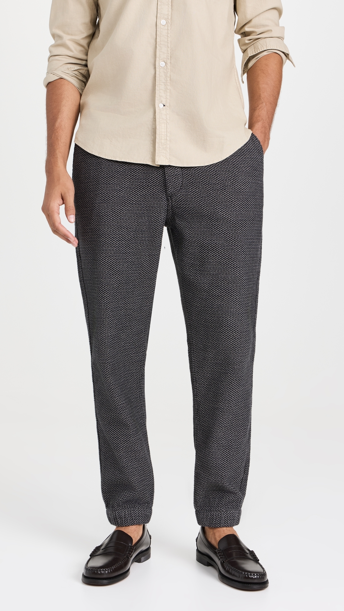 Apres Pants Charcoal Sashiko