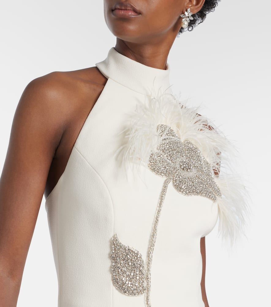 Starlight embellished halterneck gown