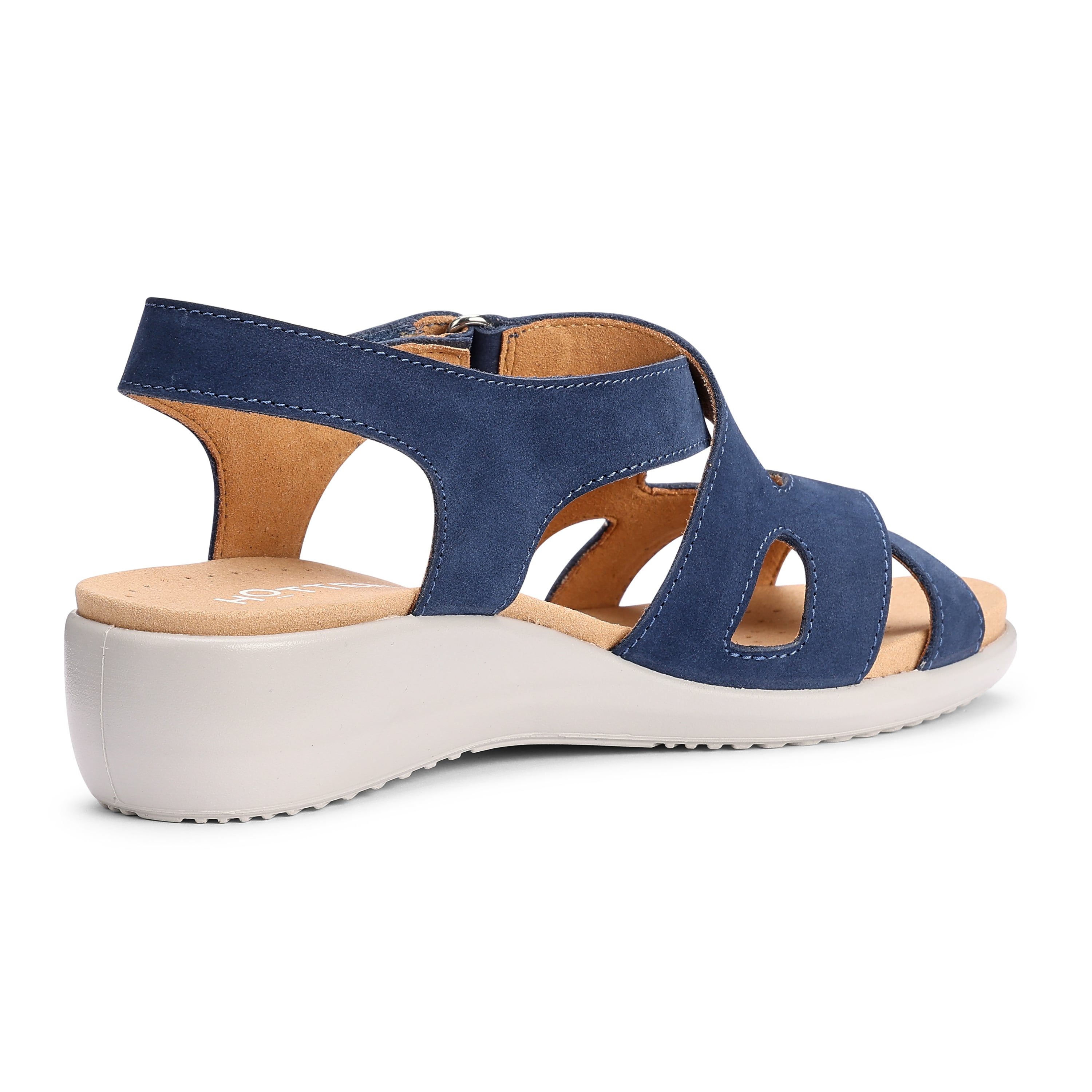 Hotter Women's Wide Fit 'Eliana' Sandals in Navy