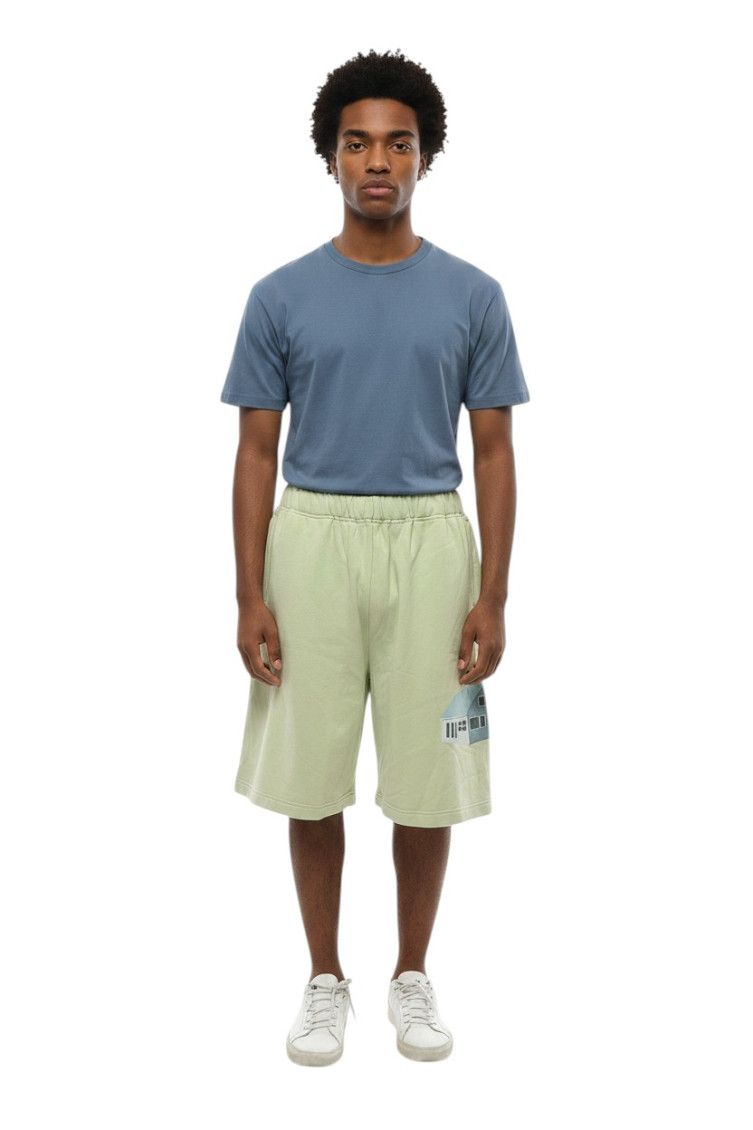 Mint Green Relaxed Shorts