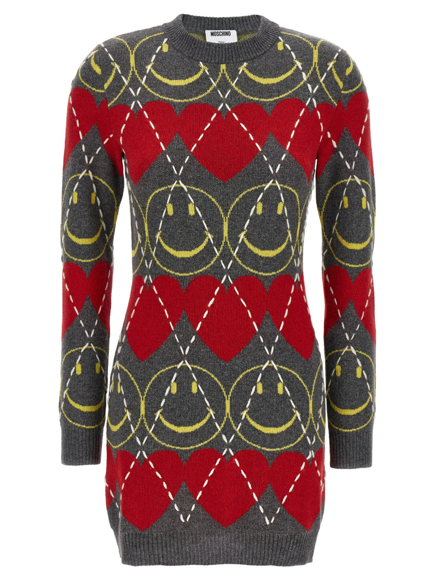 Smiley Wool Dress