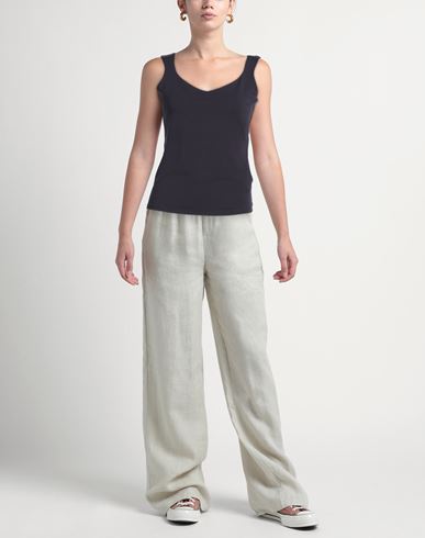 Woman Tank top Navy Size 10 Viscose, Elastane