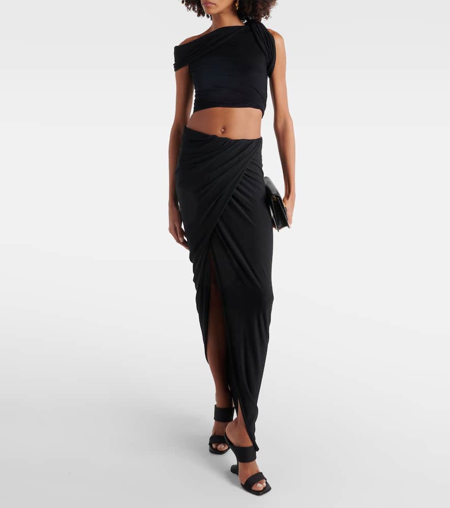 Sienna jersey crop top