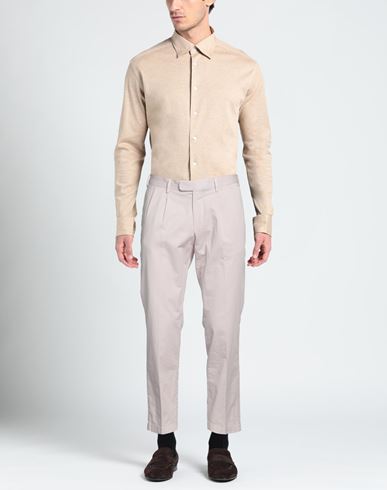Man Pants Light pink Size 32 Cotton, Silk, Elastane