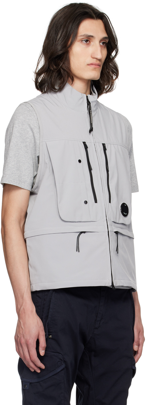 C.P. Company Gray Utility Vest