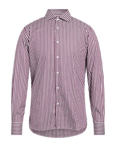 Man Shirt Plum Size 16 Cotton