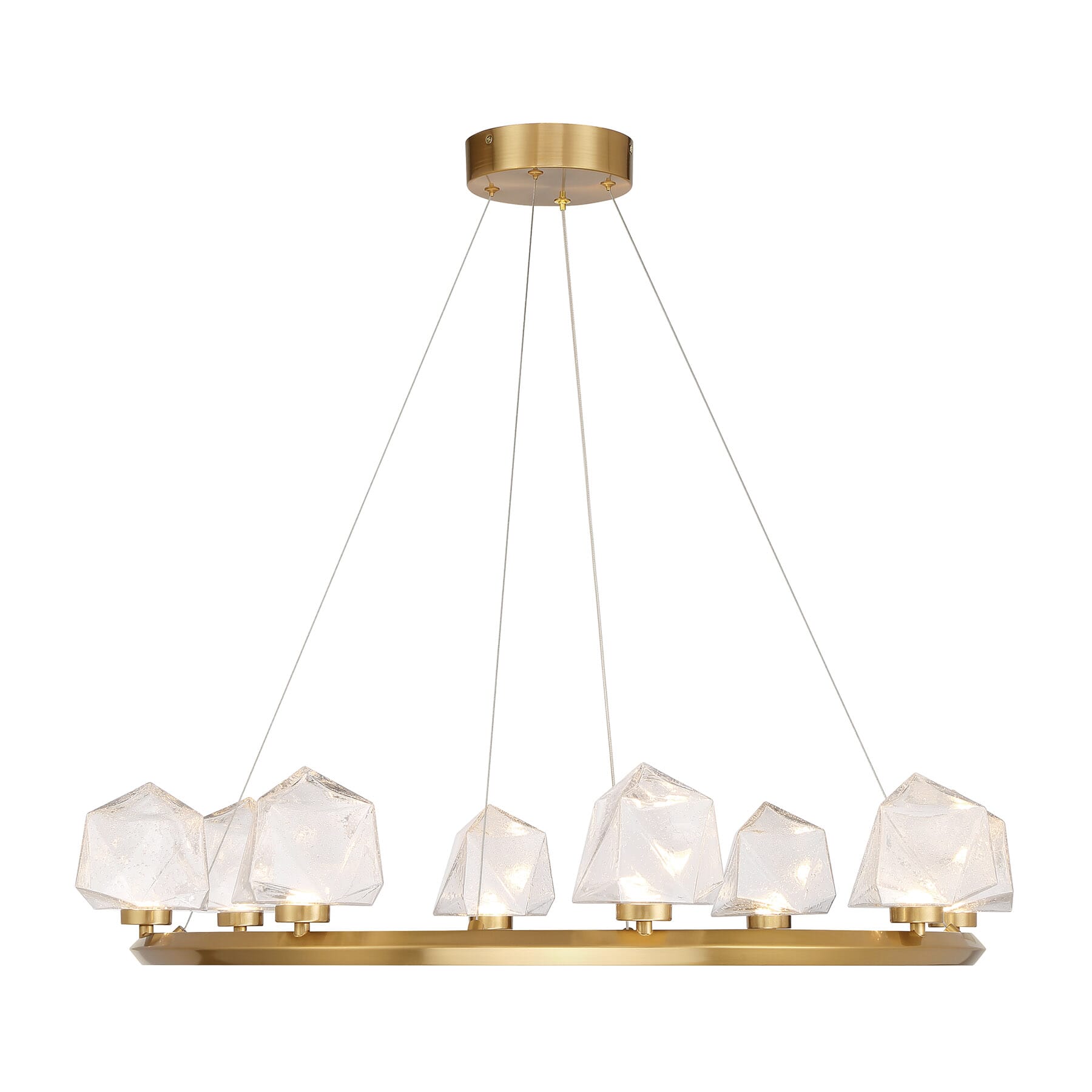 Castello 8-Light Chandelier in Warm Bra