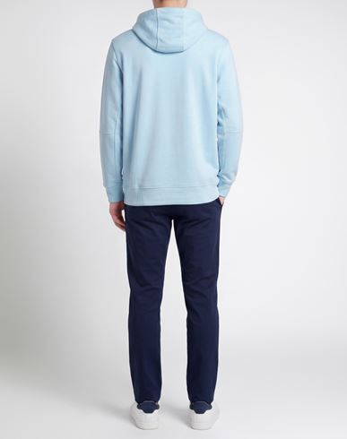 Man Sweatshirt Sky blue Size XS Cotton