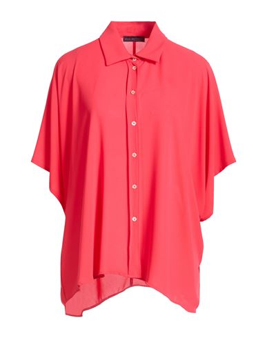 Woman Shirt Red Size 8 Polyester
