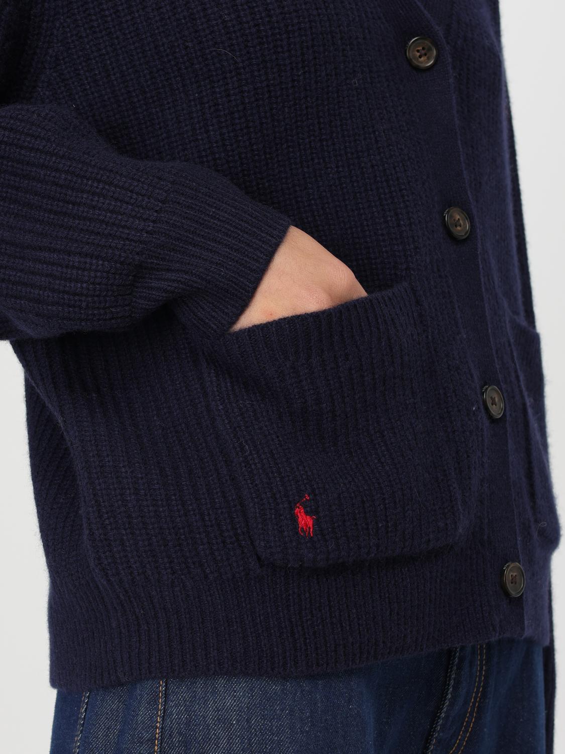 Polo Pony-motif cardigan - Brown