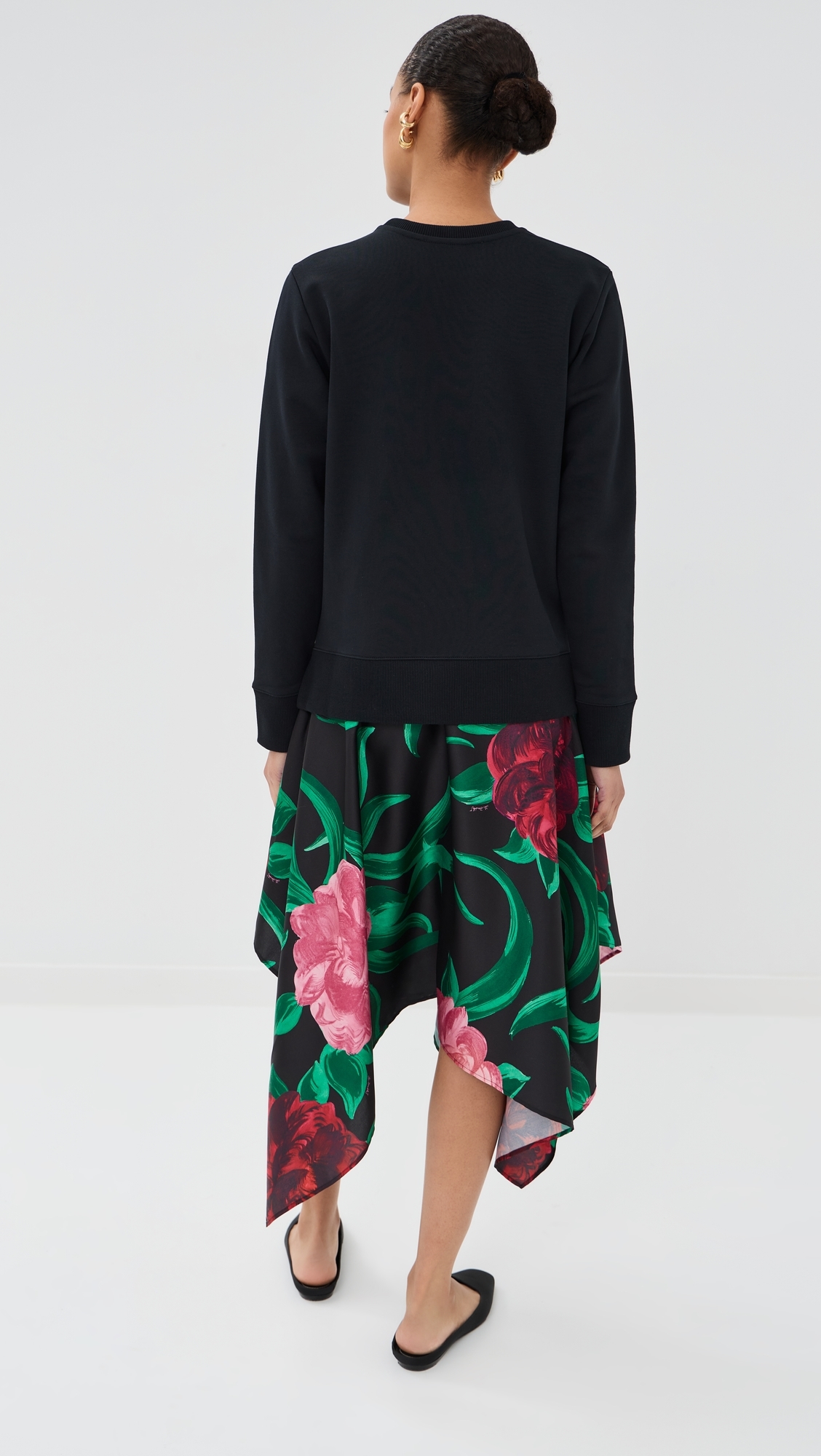 Sporty Foulard Dress Peony