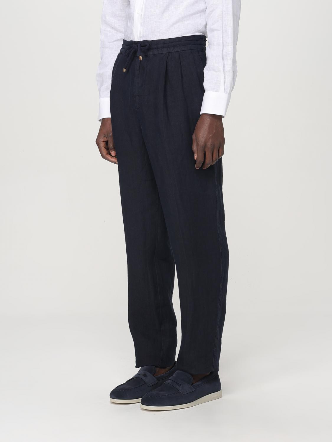 Pants Men color Blue