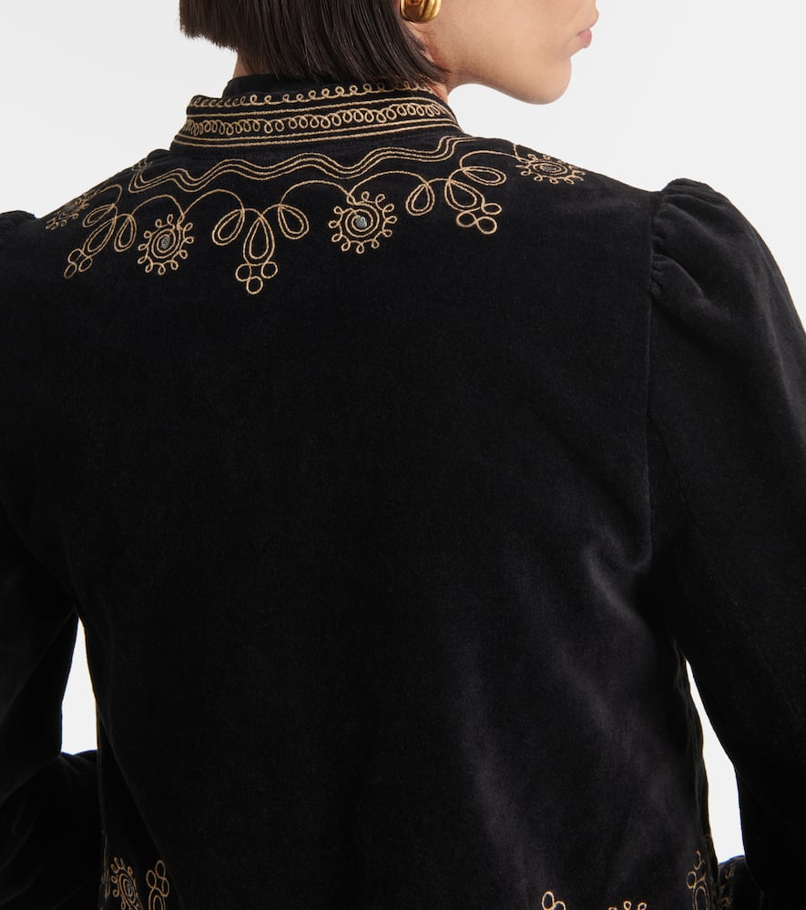 Denver embroidered cotton jacket