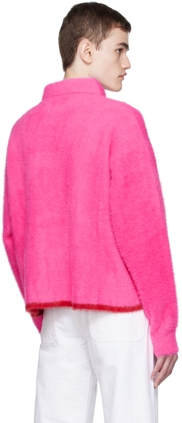 Jacquemus Pink Le Papier 'Le Polo Neve' Polo