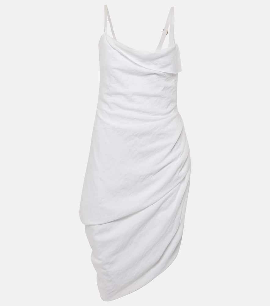 La Robe Saudade draped minidress