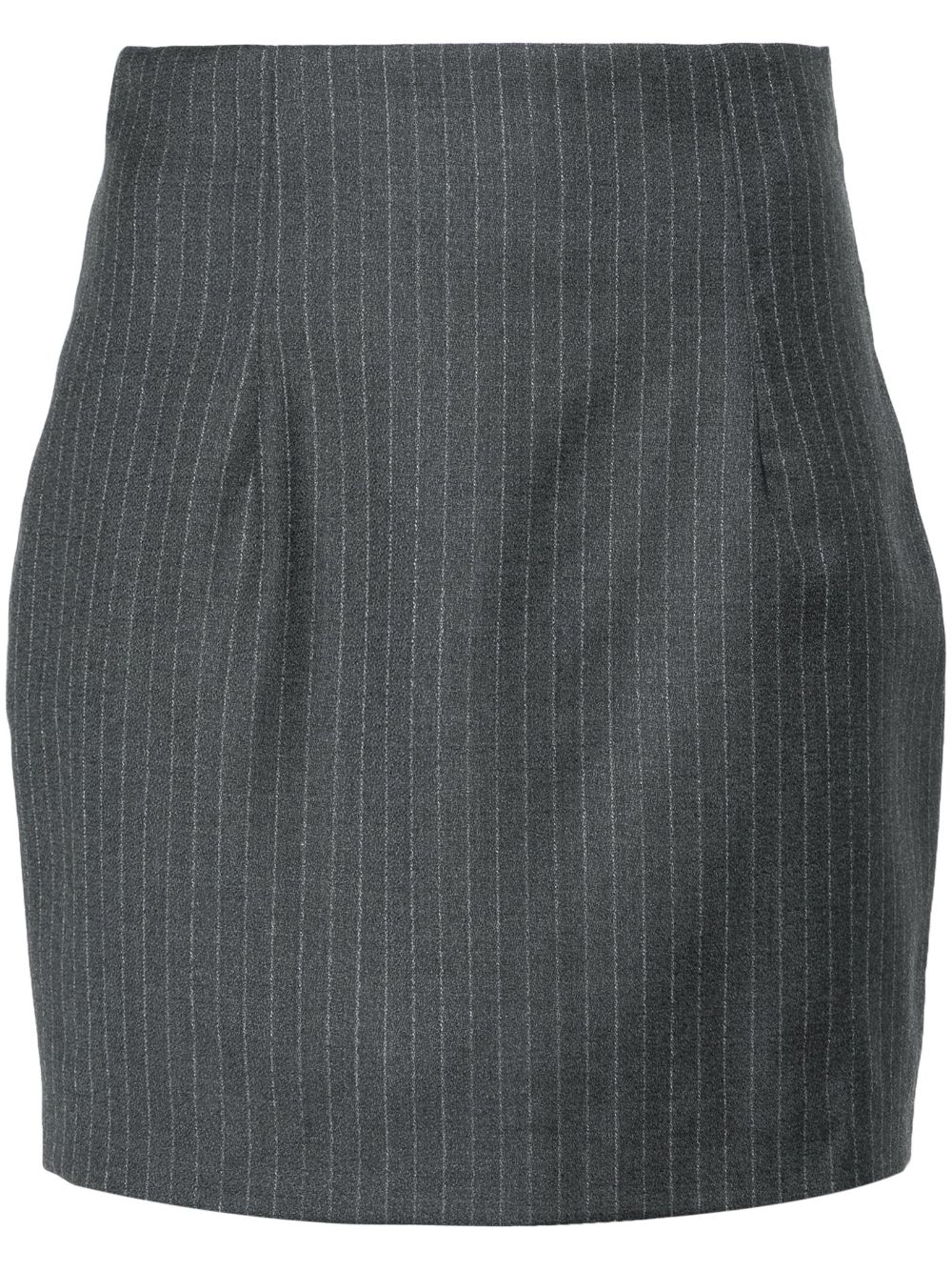 Mani pinstriped mini skirt - Grey