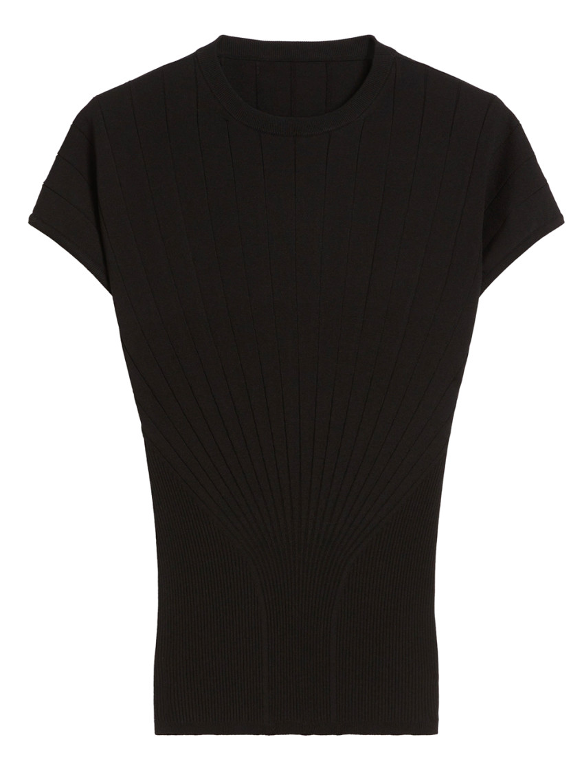 Ribbed Viscose Sweater