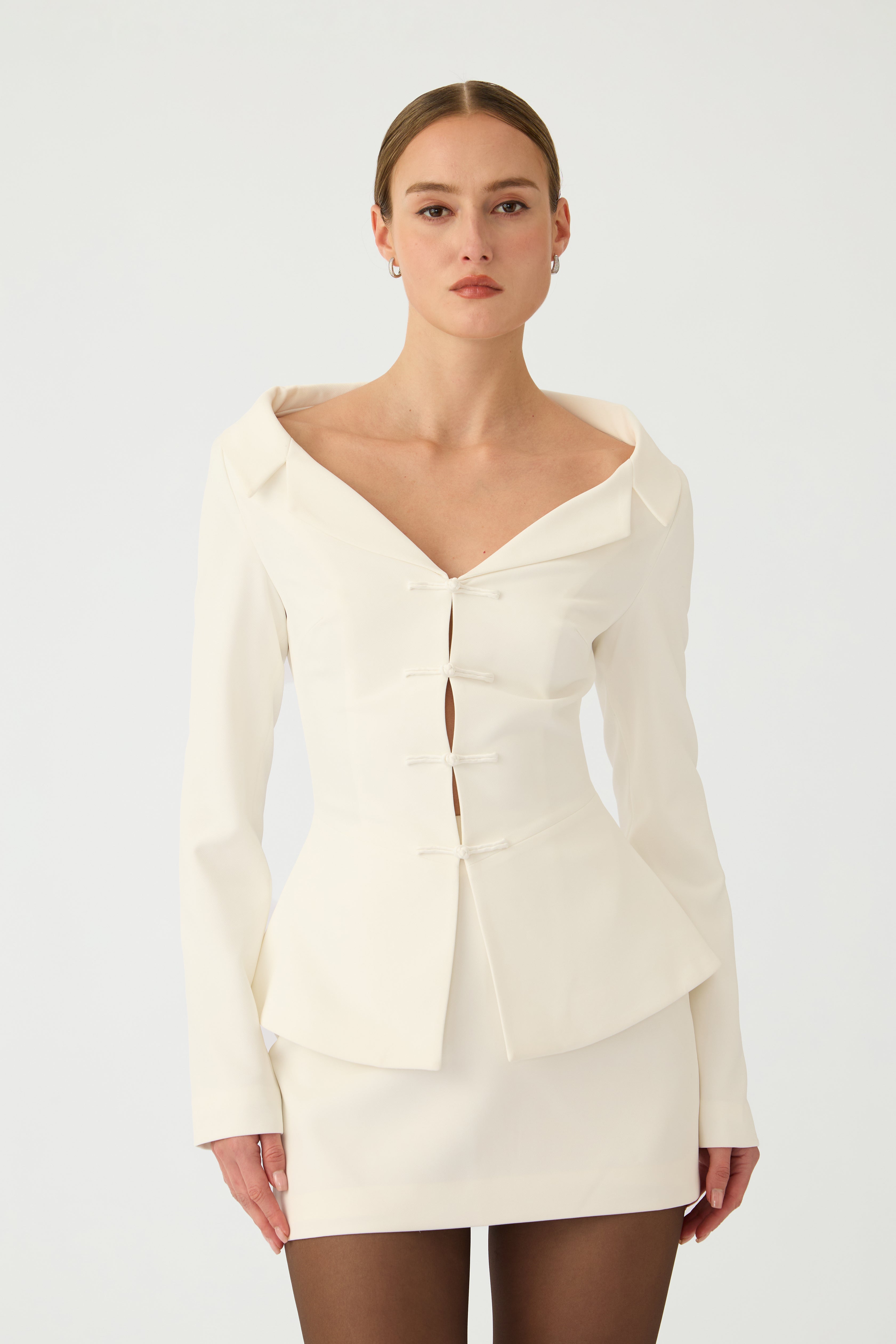 Nicola Crepe Top