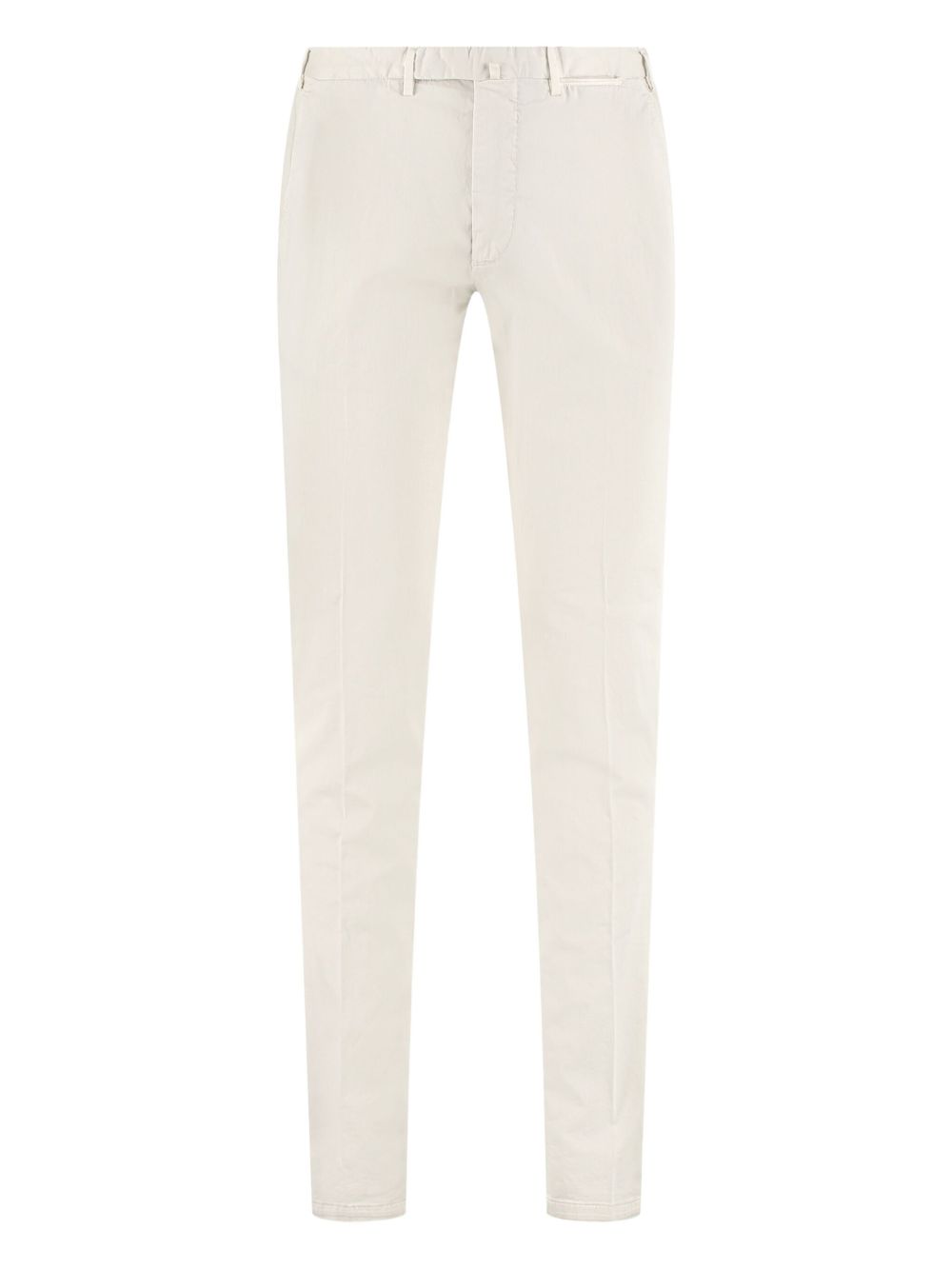 Cotton-blend chino trousers - Blue