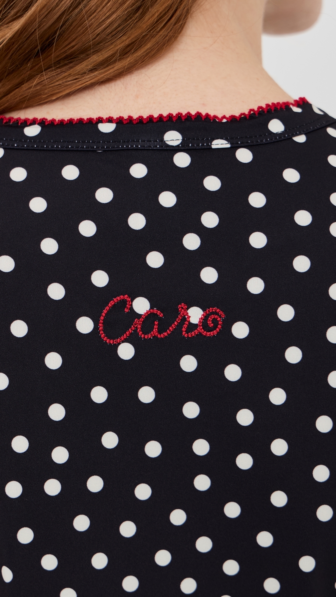 Polka-Dot T-Shirt Black/White Dots