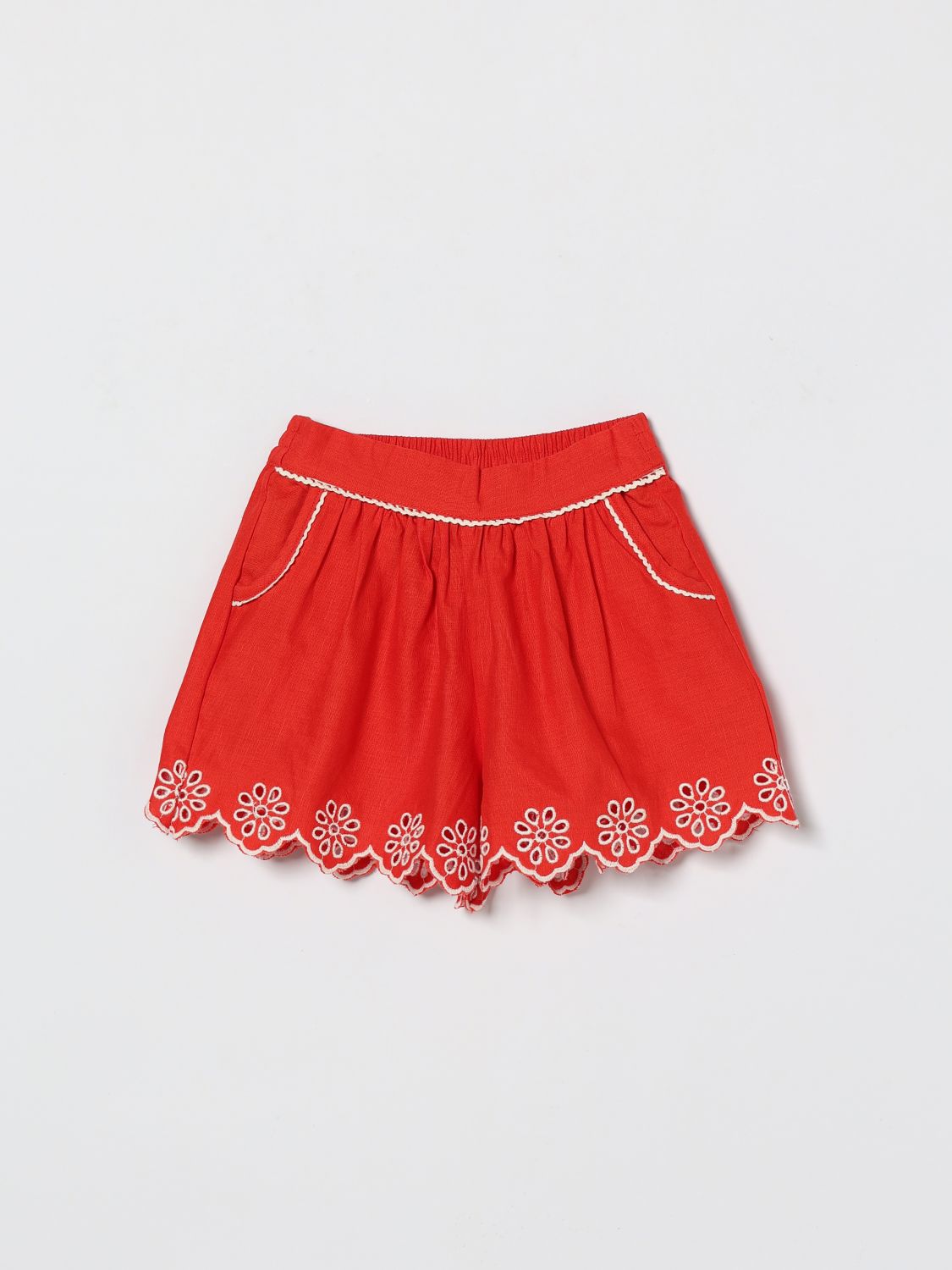 Shorts Kids color Red