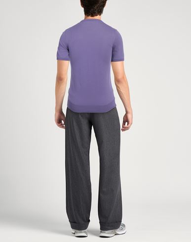 Alpha Studio Man Sweater Mauve Size 44 Cotton