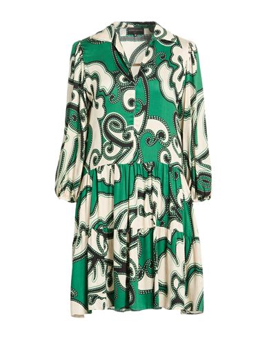 Woman Mini dress Green Size 10 Viscose