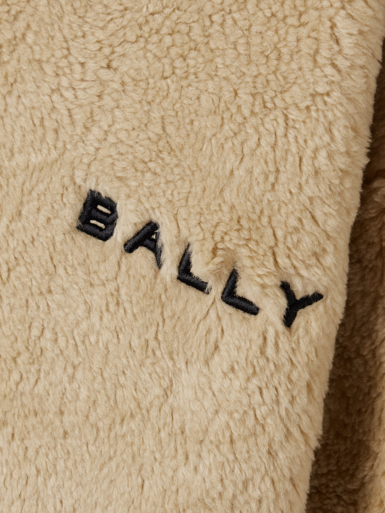 Printed Fleece Half-zip Jacket - Neutrals
