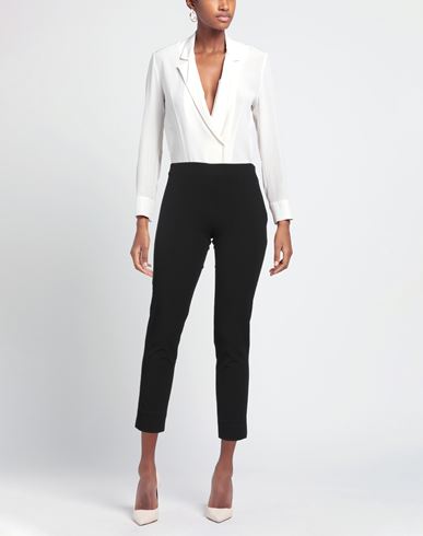 Woman Pants Black Size 4 Viscose, Nylon, Cotton, Lycra