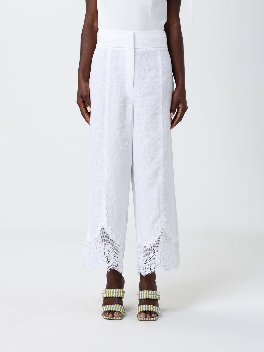 Pants Woman color White