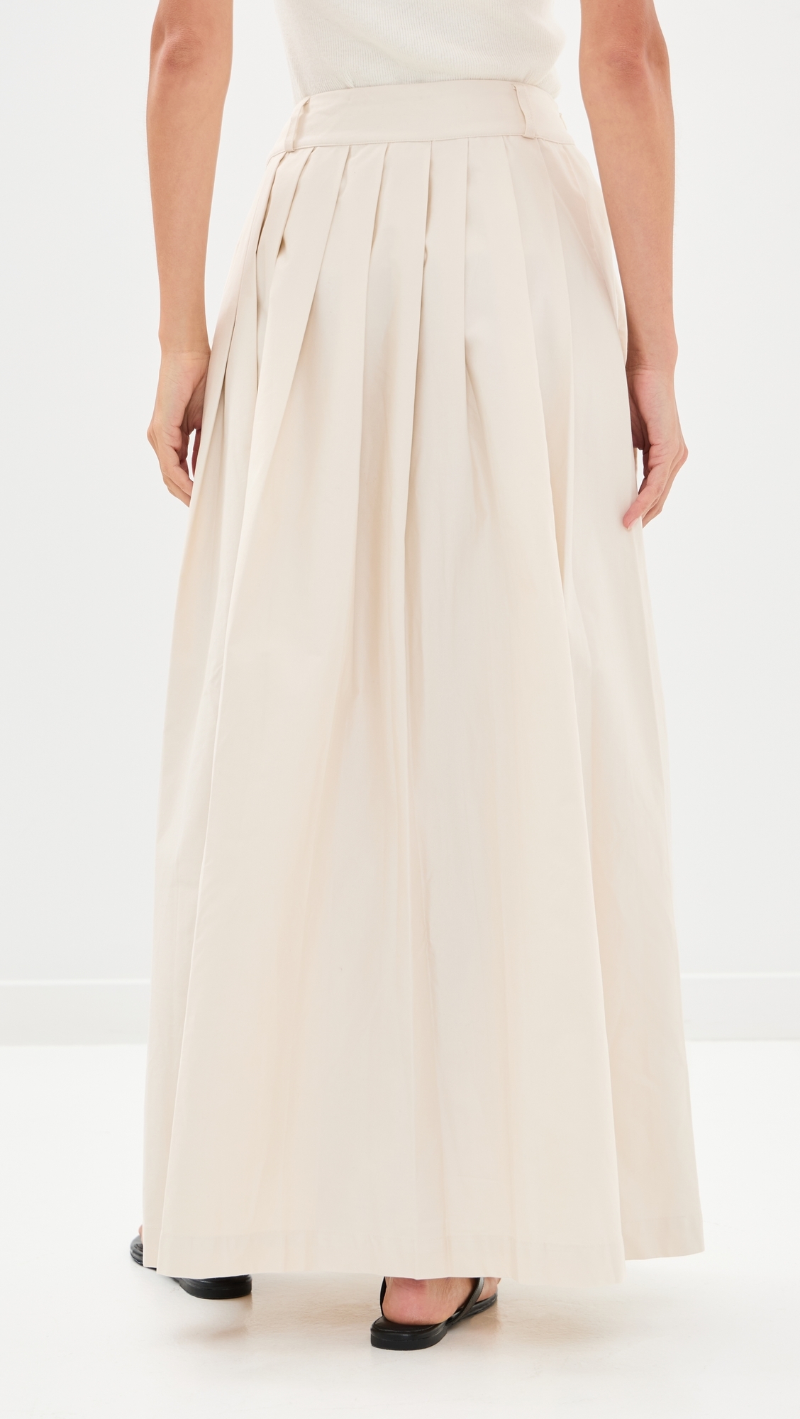 Delphi Maxi Skirt Cream